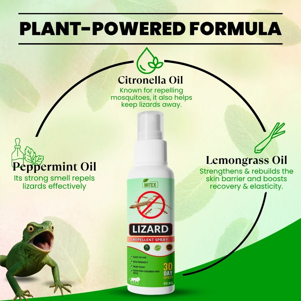 Lizard Repellent Spray - Protect your home from Pest, mite & insects